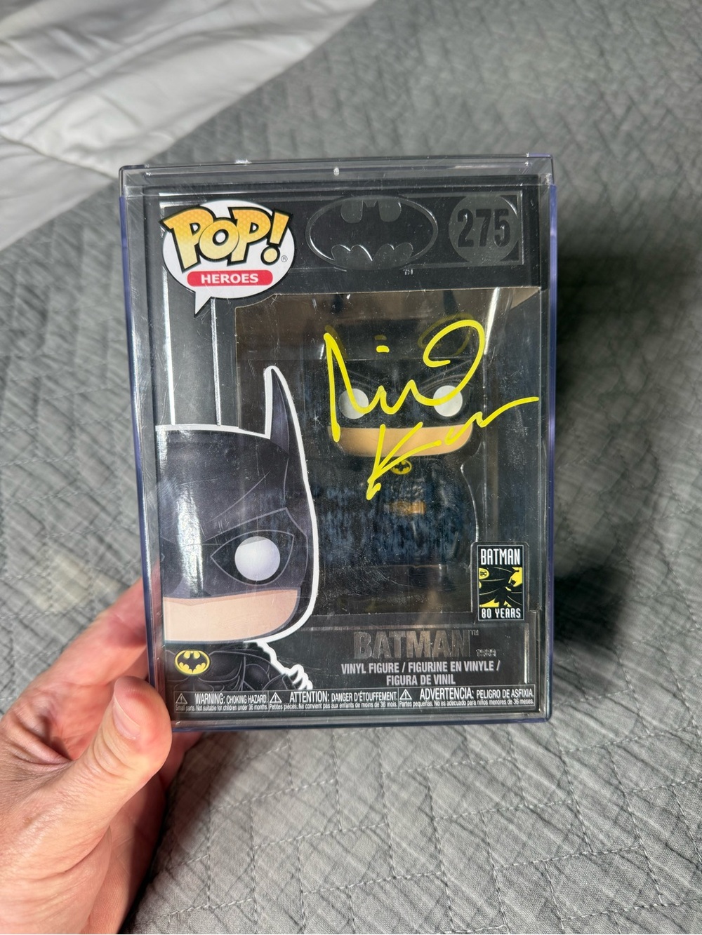 Autograph Michael Keaton Funko pop BATMAN - Picture 2 of 9